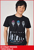 沖縄ヤンキース　THREE SKULLS/Tシャツ
