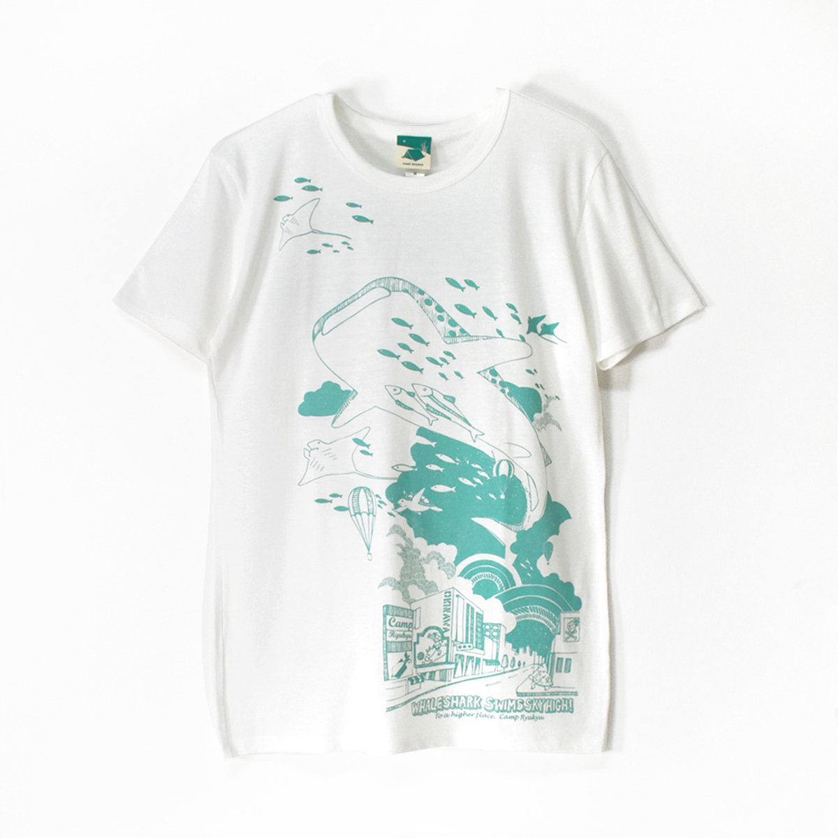 ジンベイザメ/オフホワイト/Tシャツ