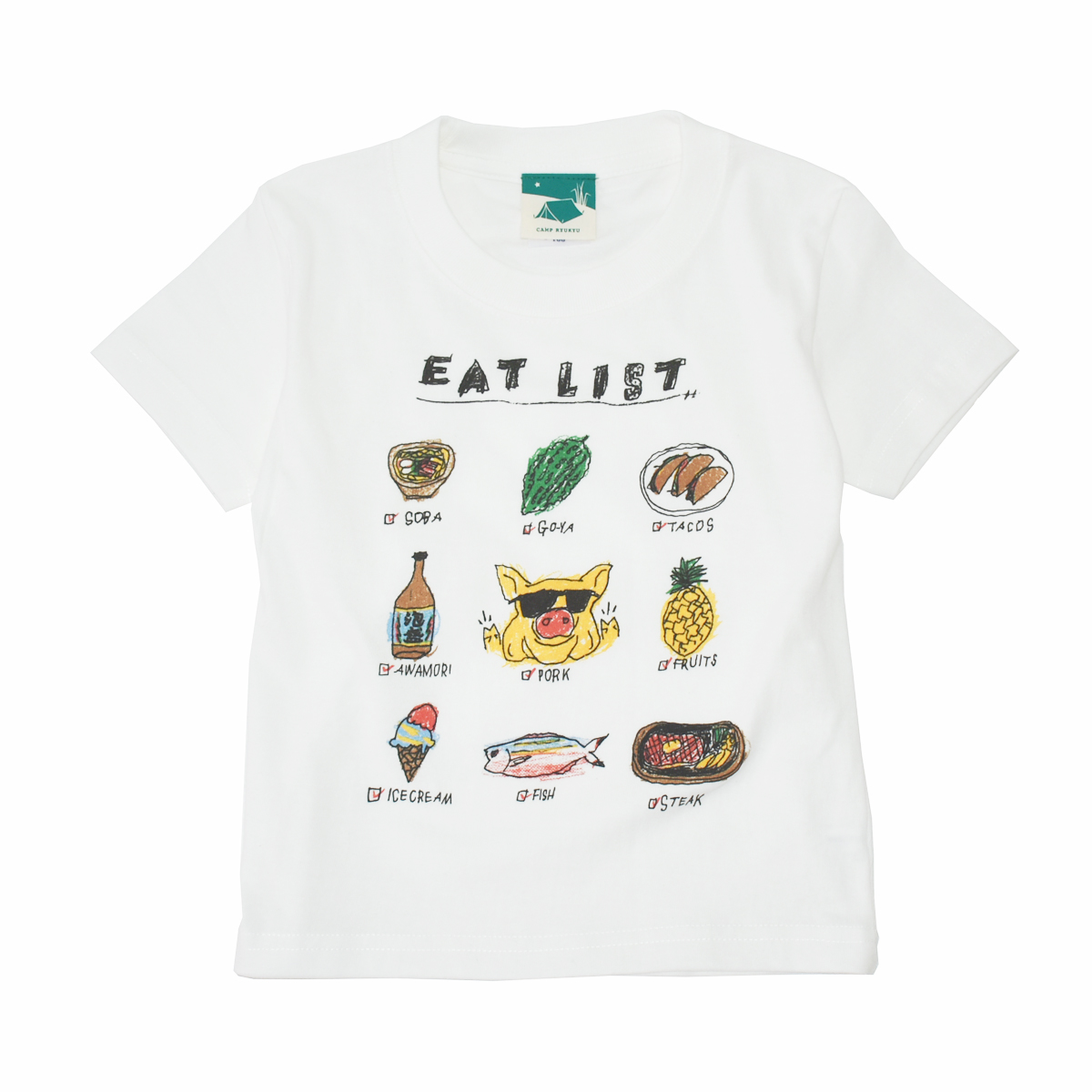 EAT LIST キッズ/バニラホワイト/