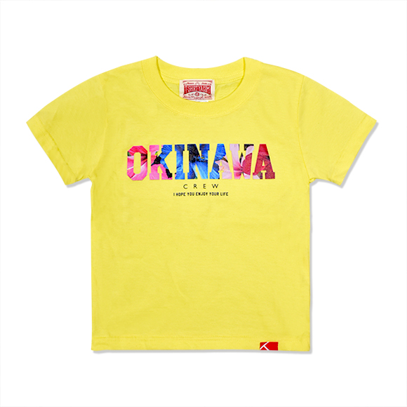 OKINAWAロゴ KIDS/ライトイエロー