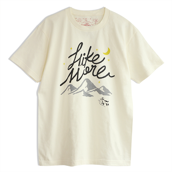 HIKE MORE/アイボリー/Tシャツ